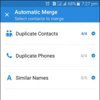 Jednoduché tipy pre kombinovanie duplicitných kontaktov na Android kravatu Android kontakty