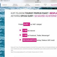 Mobile communications and internet in the resorts of montenegro