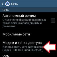 How to distribute mobile Internet from a smartphone via Wi-Fi?