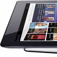 Sony Xperia Tablet S - Műszaki adatok